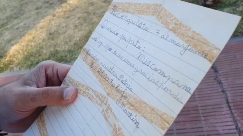40 años de Malvinas: la carta que le escribió un hijo a su padre, en pleno combate