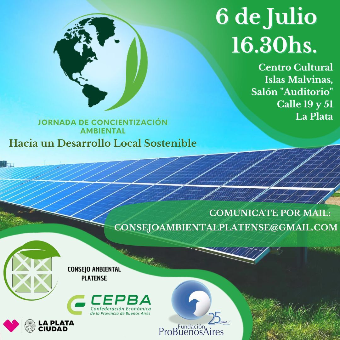 Invitan a jornadas de concientización ambiental en La Plata