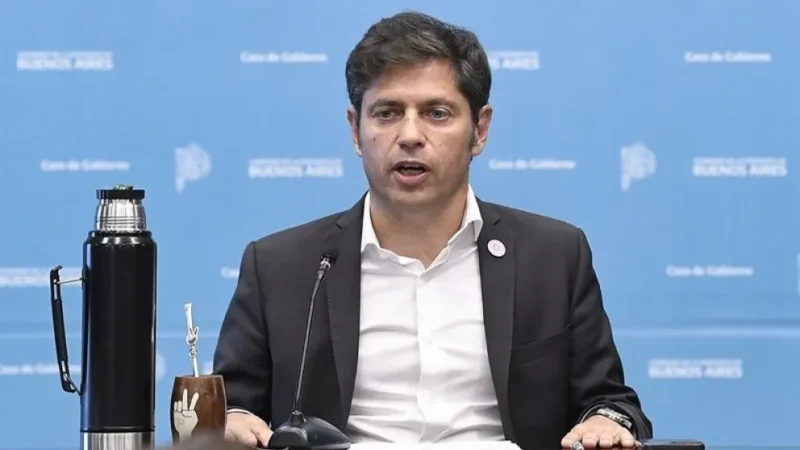 Kicillof le declaró la guerra a Milei