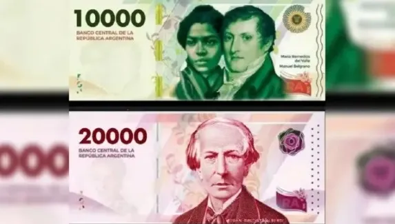 En junio empezarán a circular los billetes de $10.000 y $20.000