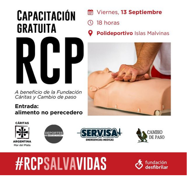 Vos podés salvar vidas: capacitación gratuita sobre RCP