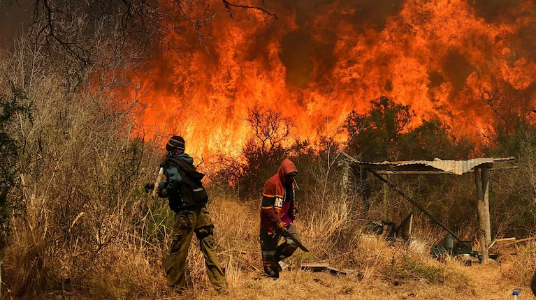 Proponen un innovador sistema para contener incendios forestales