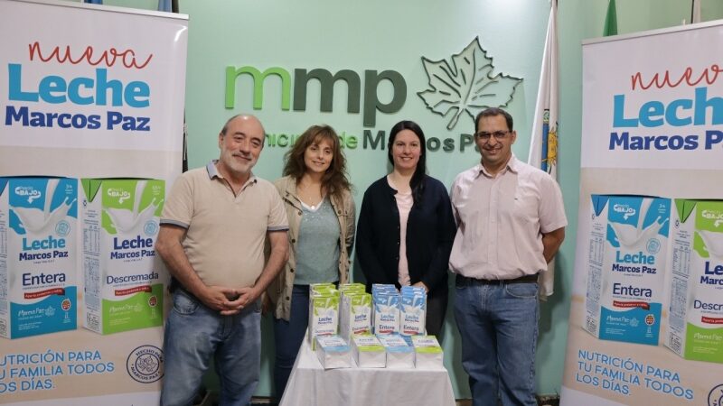 Presentación de la Leche Marcos Paz larga vida