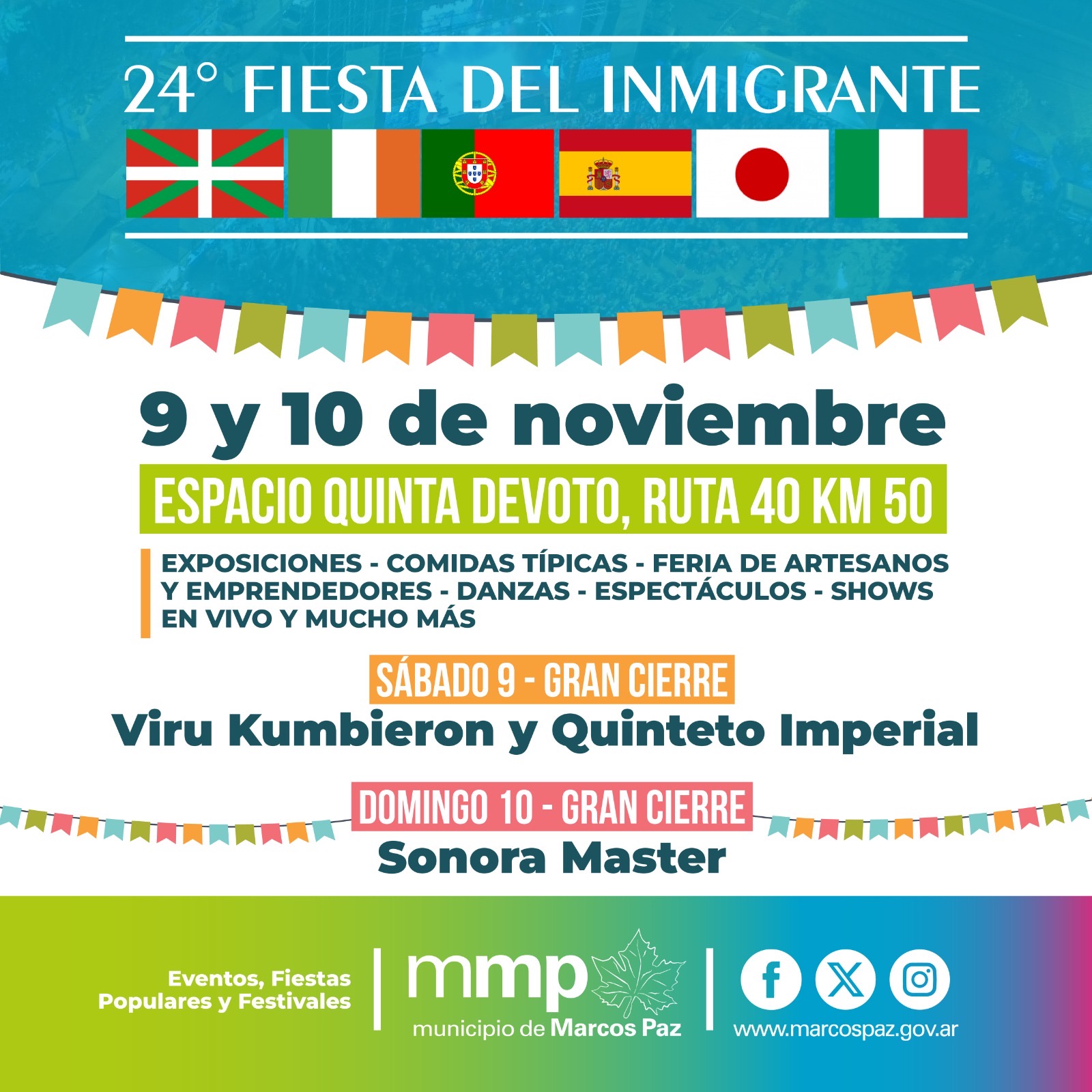 24° Fiesta del Inmigrante en Marcos Paz