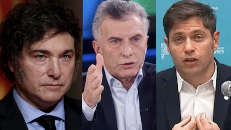 Macri y Kicillof, cada uno por su lado, cuestionan a Milei