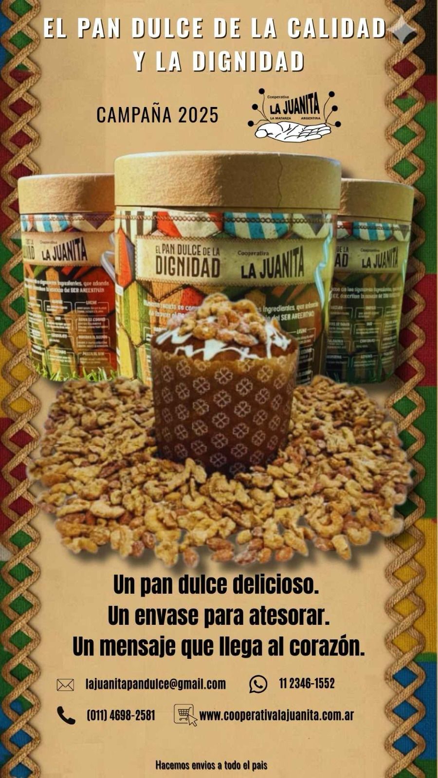 Pan dulces premium que generan trabajo en La Juanita