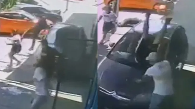 Discutió con su padre, subió el auto a la vereda y lo atropelló