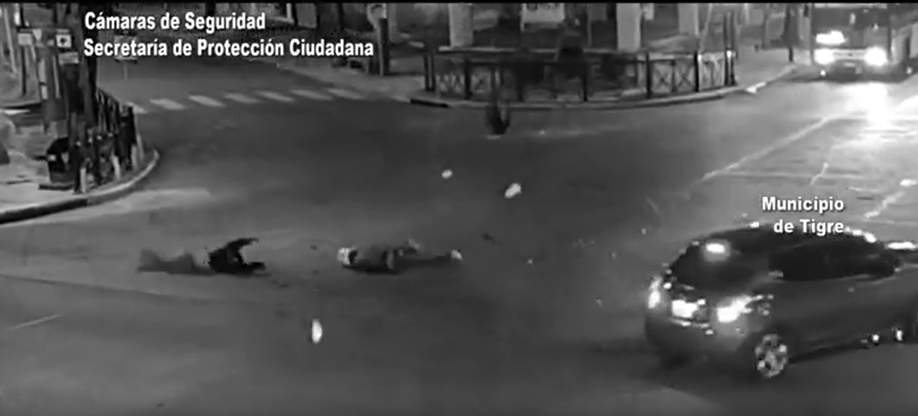 Tigre: Pasaron en rojo, chocaron de frente y sobrevivieron de milagro