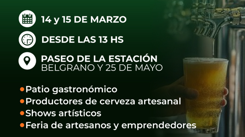 Marcos Paz celebra San Patricio con dos jornadas de gastronomía, cerveza artesanal y shows en vivo