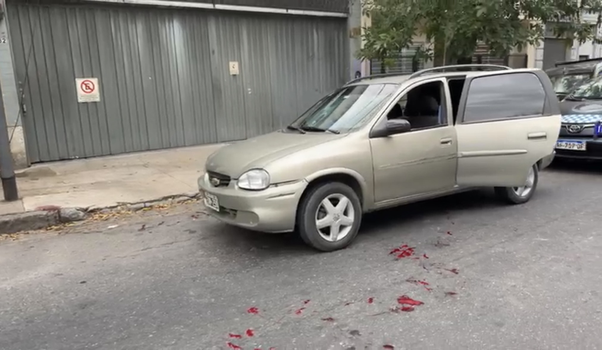 Almagro: un viaje de aplicación terminó a los tiros