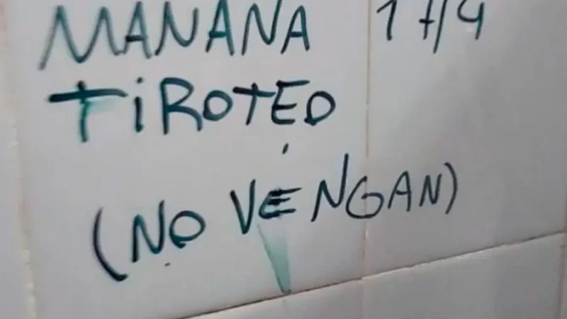 Santa Fe:  las amenazas a escuelas salen caras