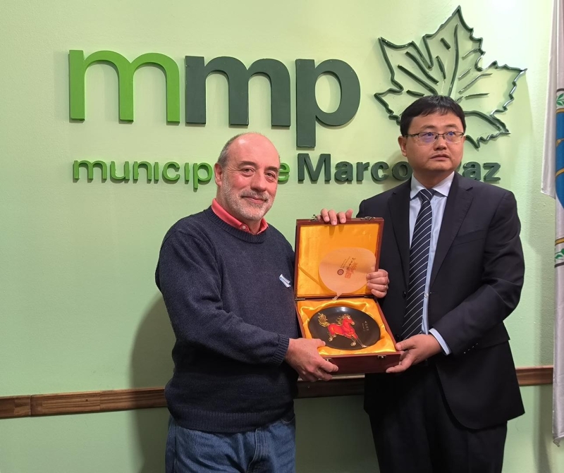 El intendente Curutchet recibió la comitiva china de la ciudad de Dezhou