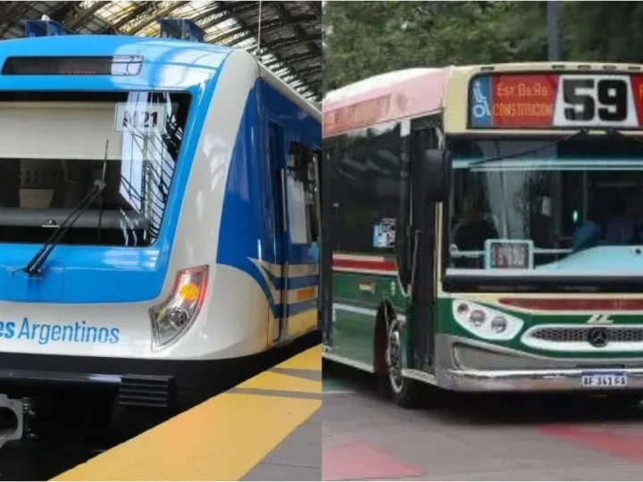 Volvieron a aumentar los colectivos y los trenes