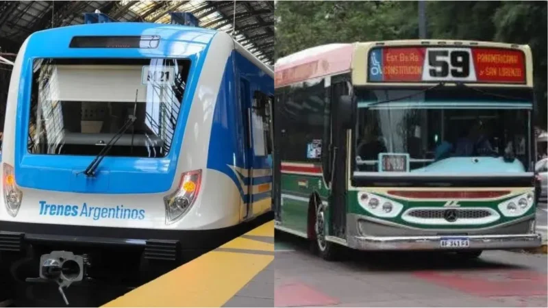 Volvieron a aumentar los colectivos y los trenes