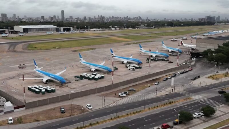 Aeroparque, cerrado hasta el jueves