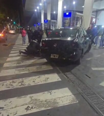 Discusión y locura en una estación de servicio de Recoleta