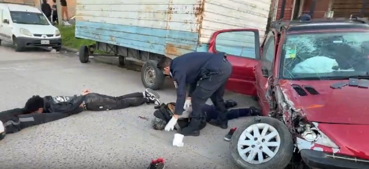 Son chicos, robaron, chocaron e irán a la cárcel