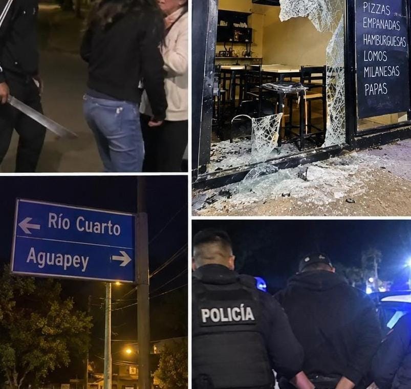 Terror en Rafael Castillo: Atacó a mujeres con un machete , destrozó un local y quedo en libertad