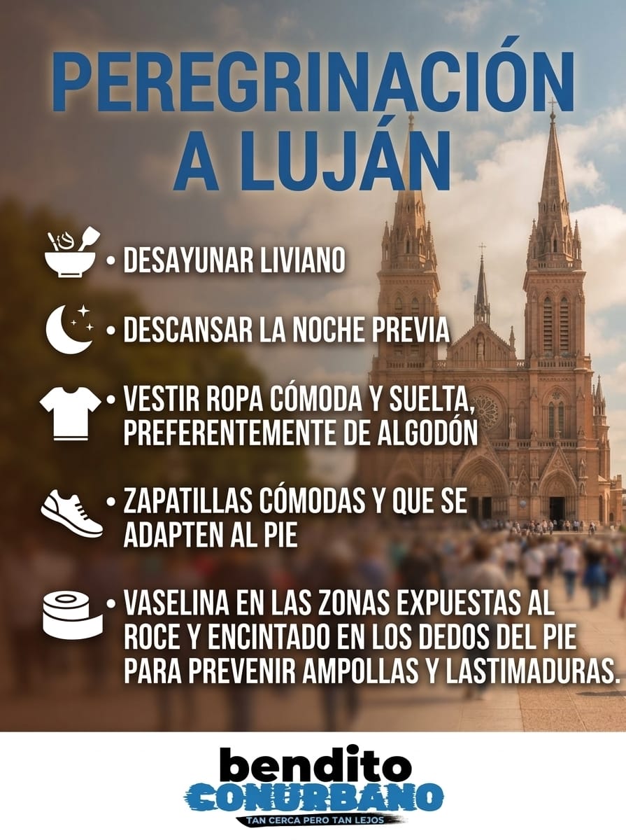 Miles de fieles se preparan para una nueva edición de la Peregrinación a Luján: la “fiesta de la fe” que moviliza al país