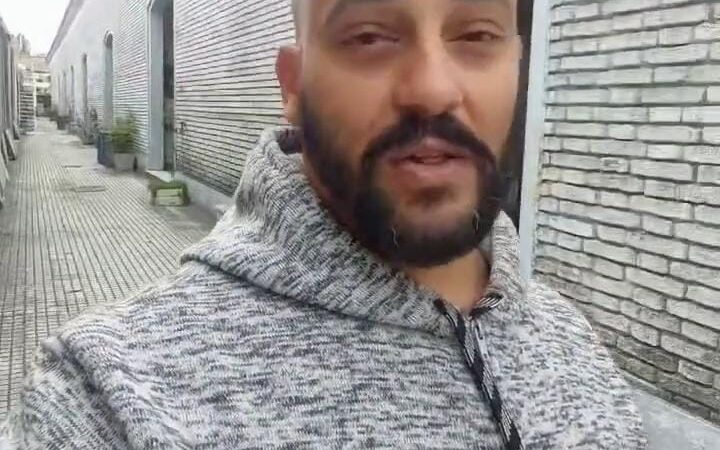 El hijo del Negro Olmedo, encerrado en el Cementerio de Avellaneda