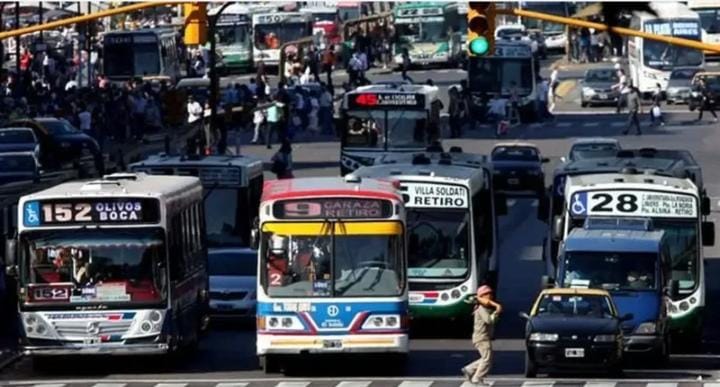 Menos colectivos en el AMBA